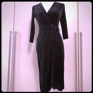 Zara velvet dress